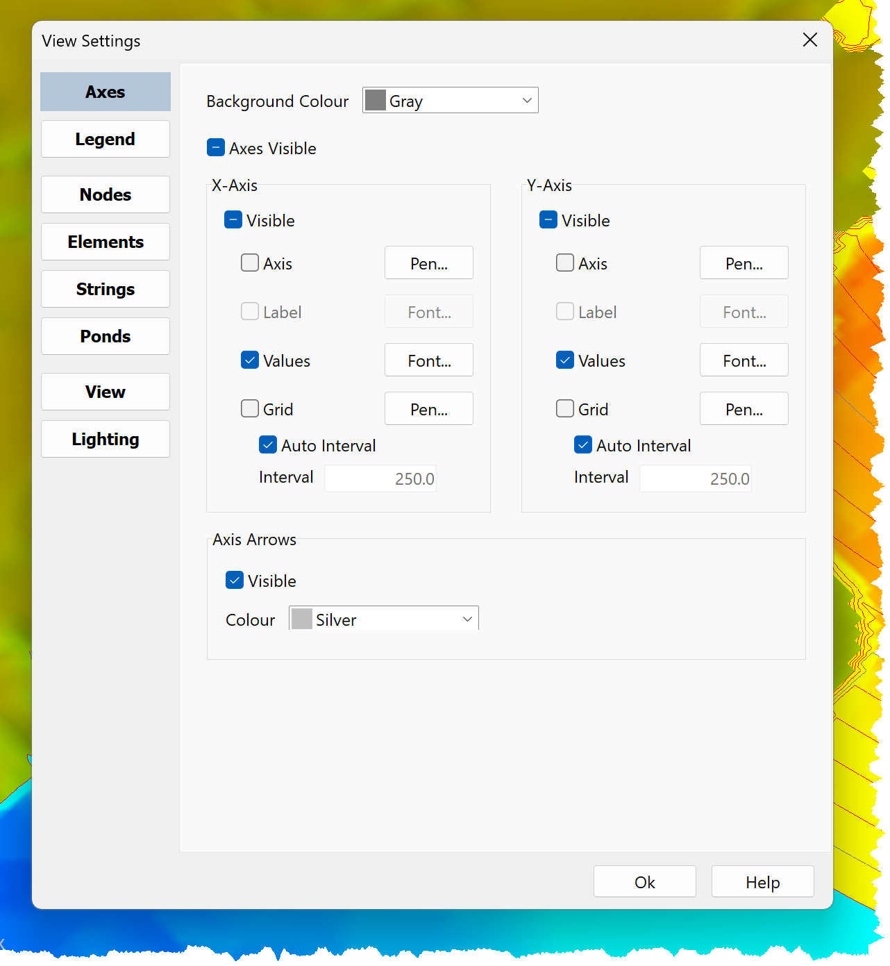 dlgViewOptionsAxesViewer